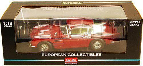 1963 Aston Martin DB5 - Escala 1:18 - Sun Star - Miniaturas de
